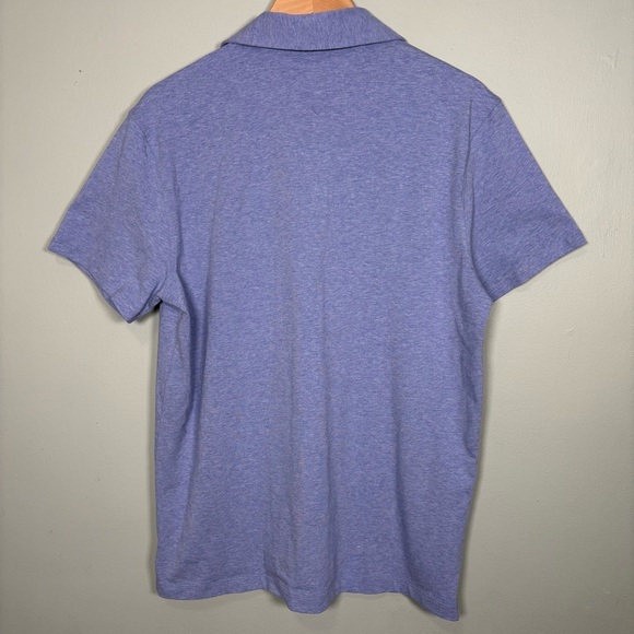 Tommy Hilfiger Slim Fit Short Sleeve Cotton Polo-Blue-Men Large - Picture 3 of 6